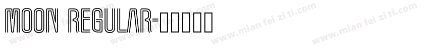 moon regular字体转换